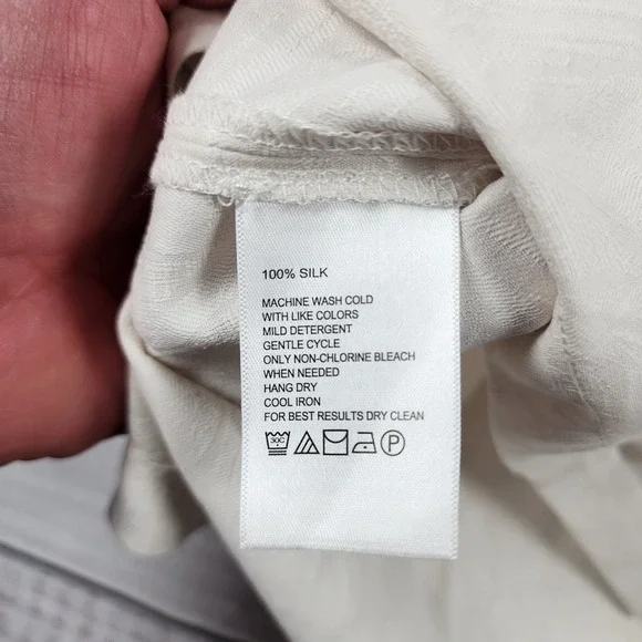 NWT Tommy Bahama Tropic Isles Silk Hawaiian Shirt XXL Regular Fit White ST325384 - Picture 6 of 10